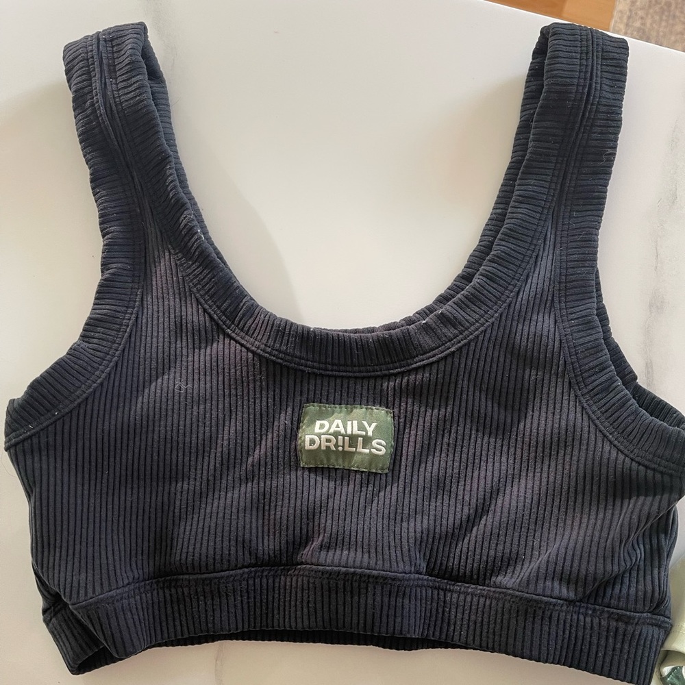 Daily Drills Ribbed Bra